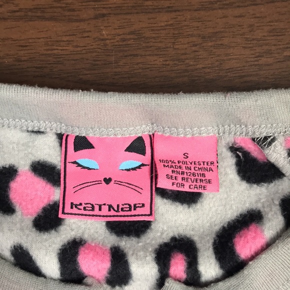 KatNap animal Print Footie Pajamas - Picture 7 of 10